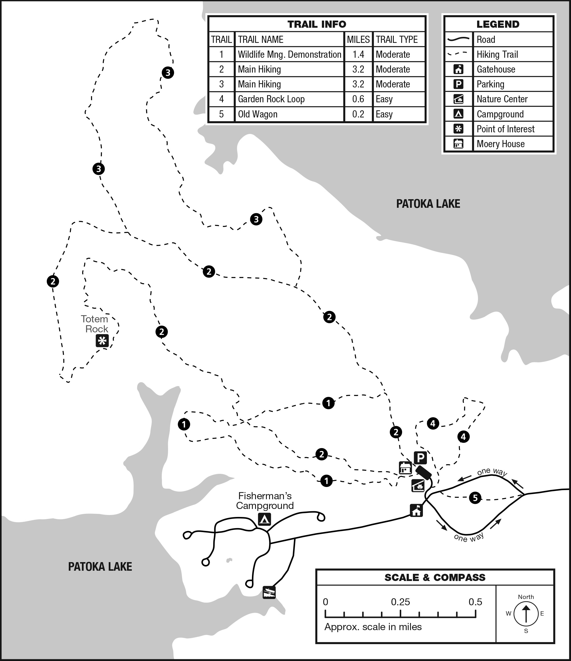 Patoka Lake State Park Hiking Area