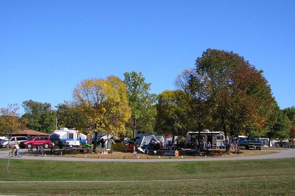 modern electric campground patoka lake state park 4